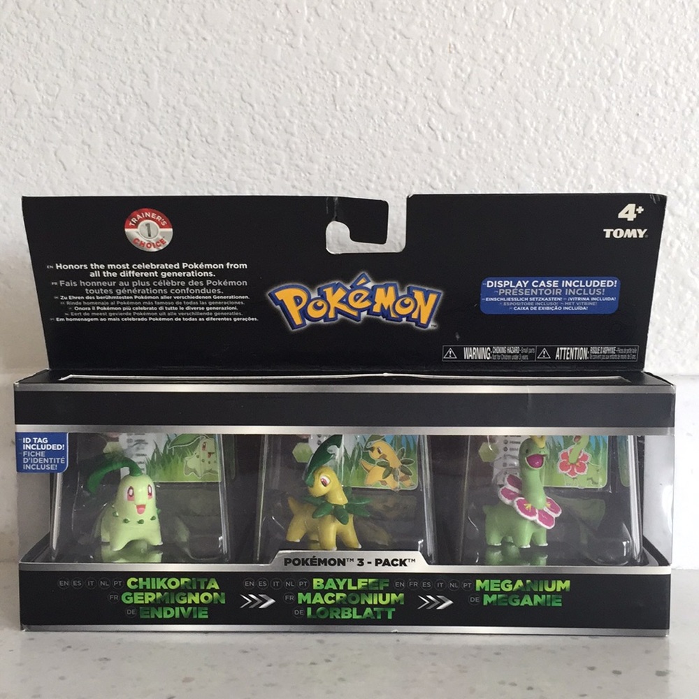 Kids Pokemon Action Figure Playset (3 Pack)